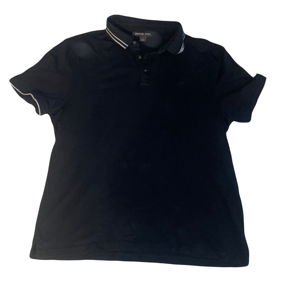 Michael Kors Men's Luxury Black Polo Shirt